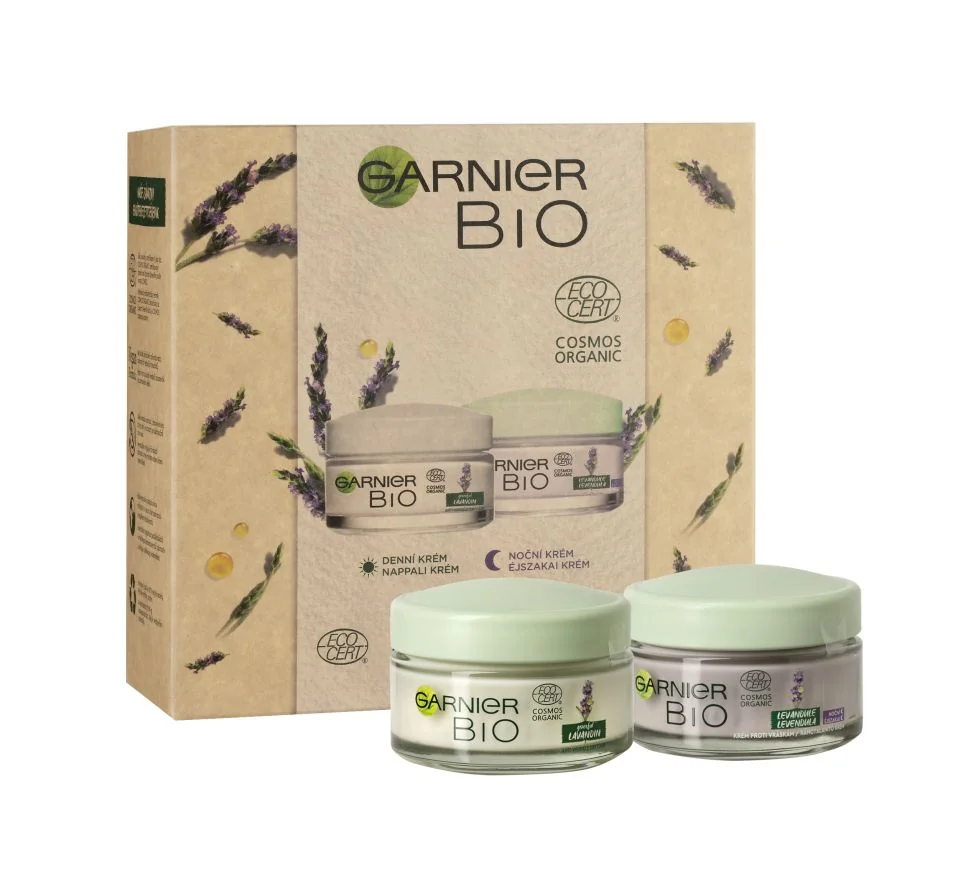 Garnier BIO Levandule denní a noční krém dárková sada