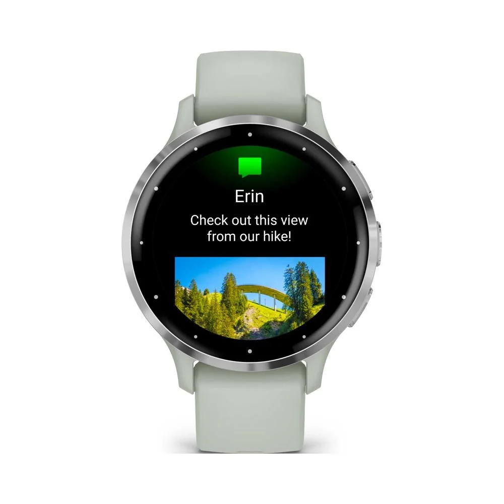 Garmin VENU 3S chytré hodinky Sage Gray/Silver