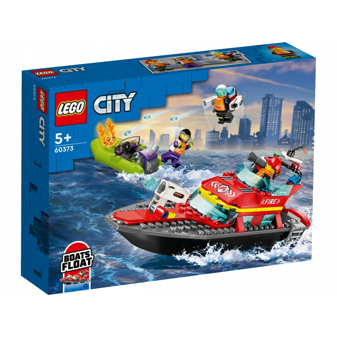 LEGO® City 60373 Hasičská záchranná loď a člun