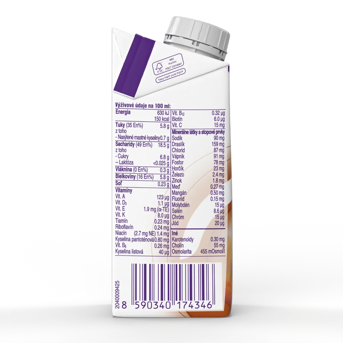 Nutridrink s příchutí čokoládovou 200 ml