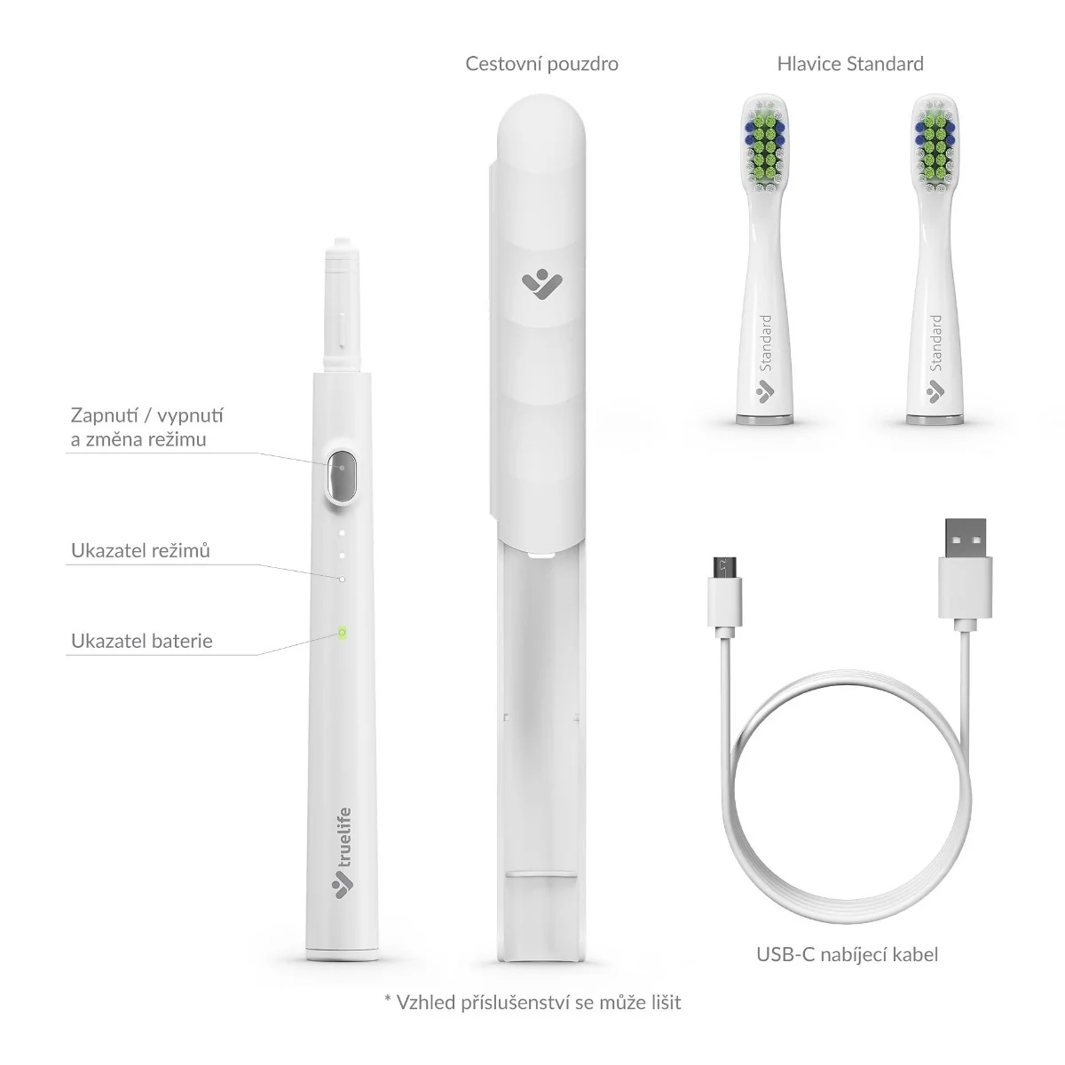 Truelife SonicBrush Slim20 sonický kartáček white