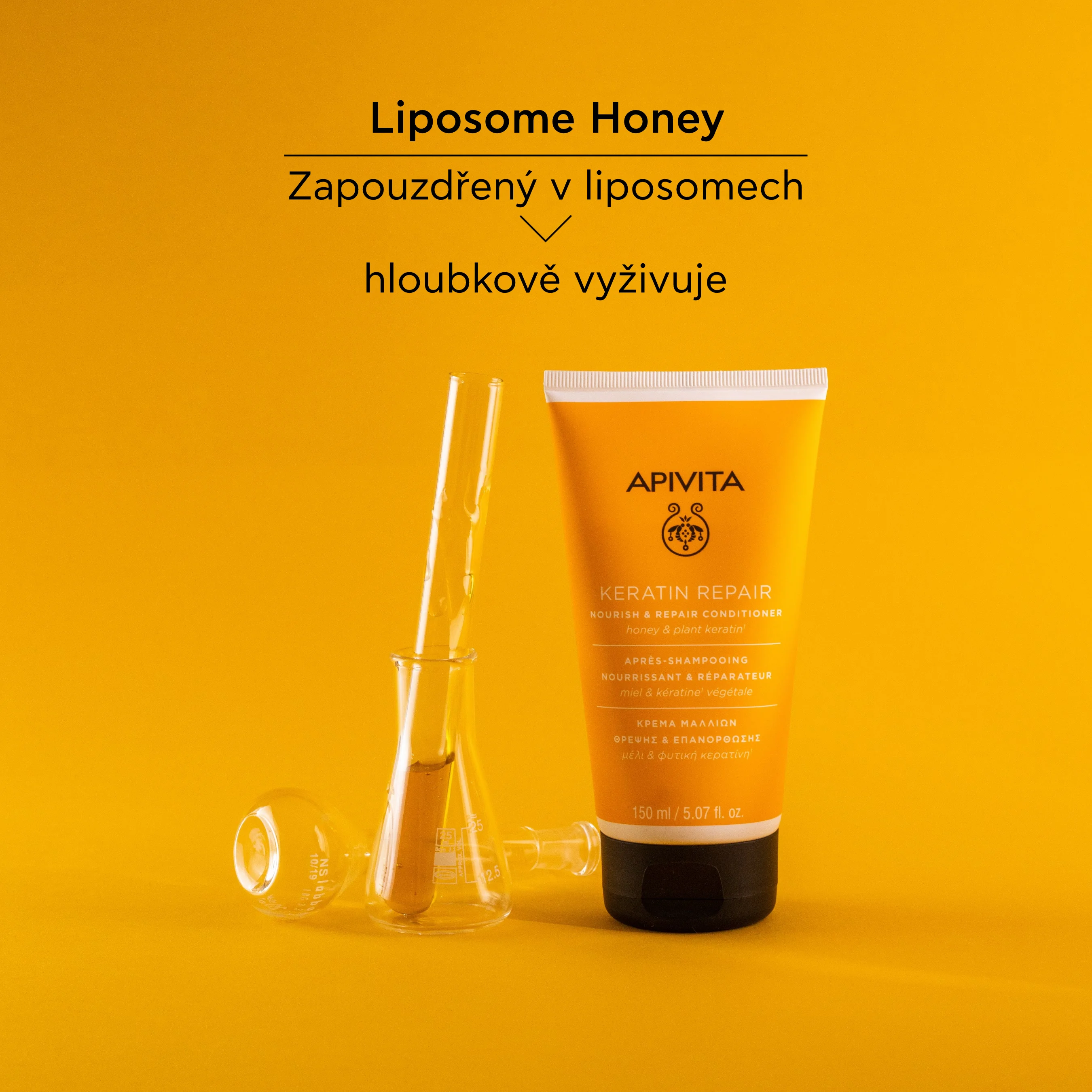 APIVITA Keratin Repair regenerační kondicionér 150 ml