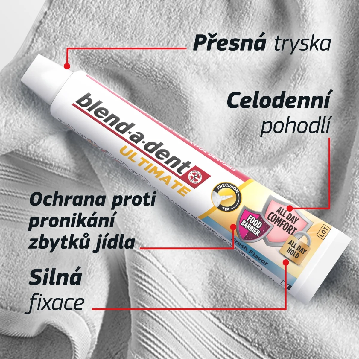 Blend-a-dent Ultimate Fresh fixační krém 40 ml