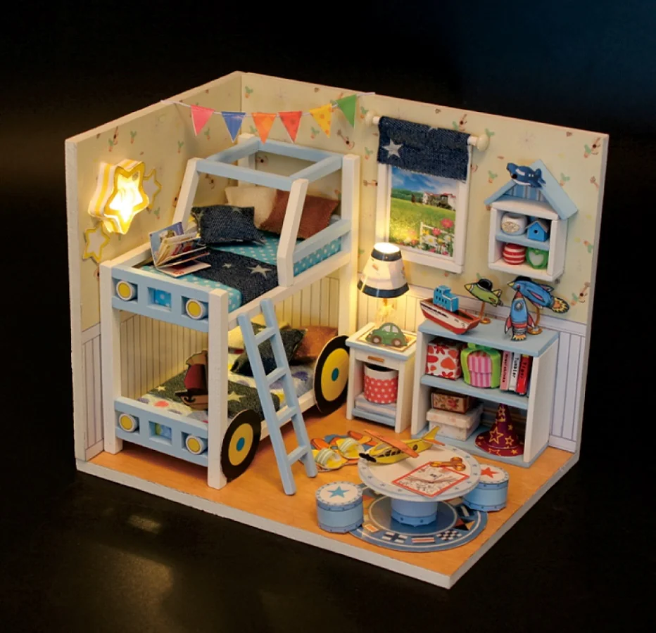 2Kids Toys Miniatura domečku Charlesův pokoj