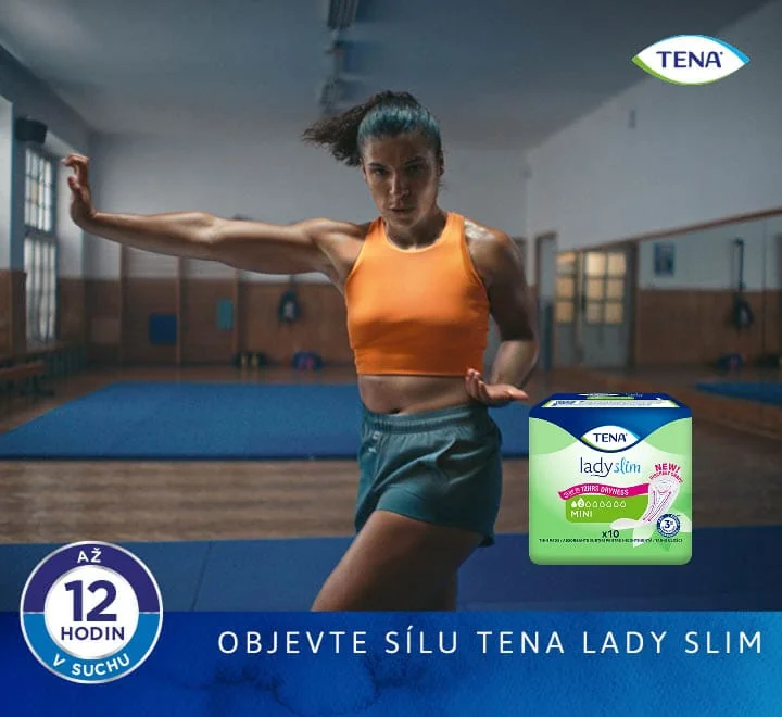 Objevte sílu Tena Lady Slim. Tena Lady Slim Mini inkontinenční vložky 10 ks