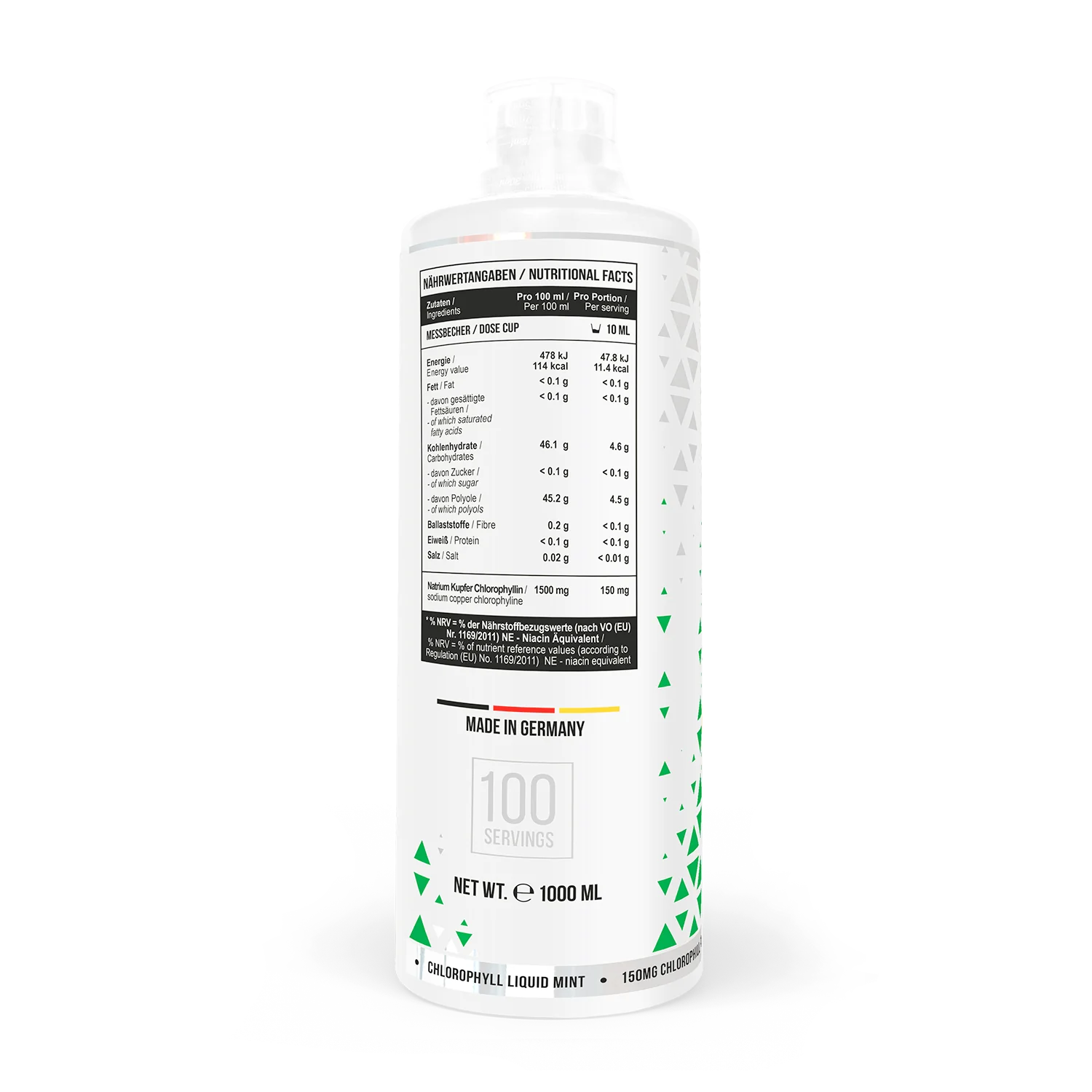 MST Nutrition Chlorophyll Liquid 1000 ml máta