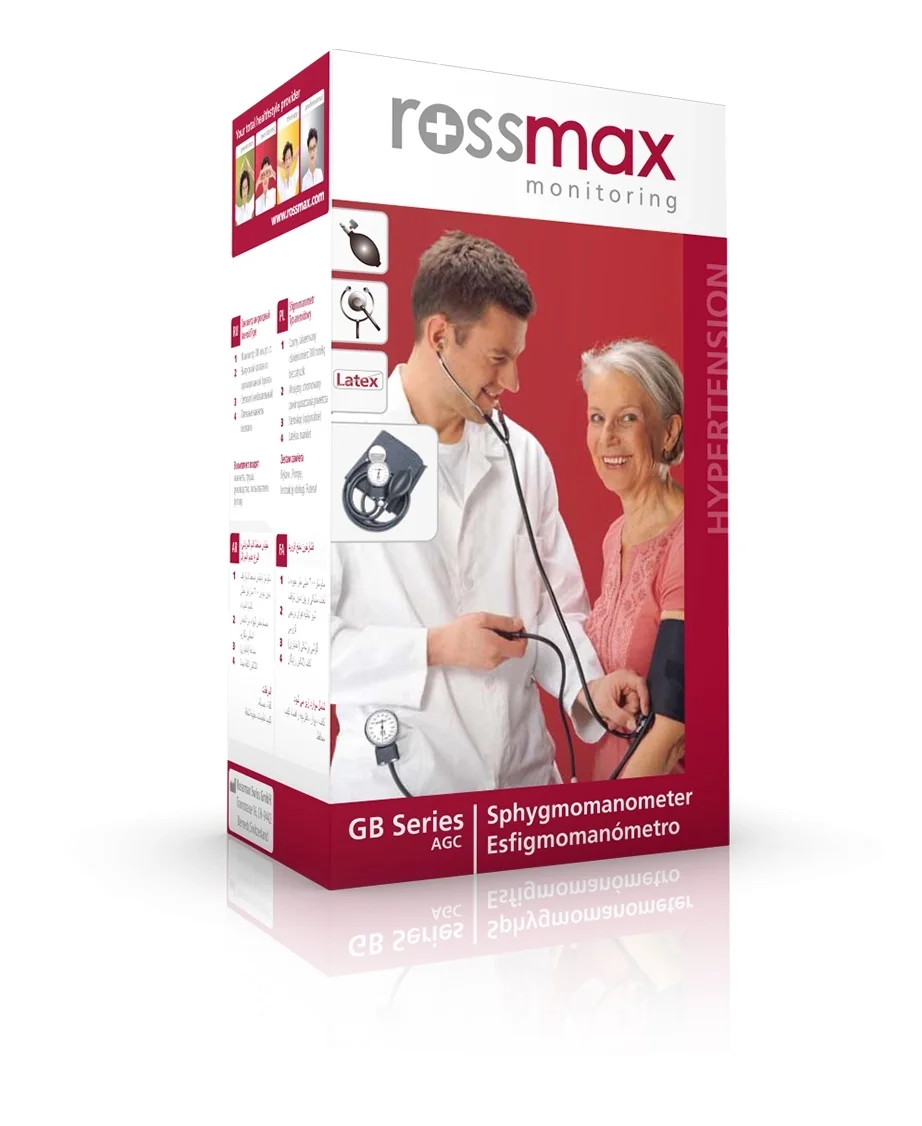 Rossmax Aneroidní tlakoměr GB102 + stetoskop