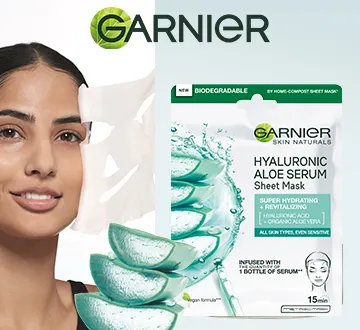 Garnier Skin Naturals Hyaluronic Aloe superhydratační revitalizační textilní maska 28 g