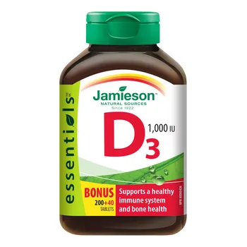 Jamieson Vitamín D3 1000 IU 240 tablet