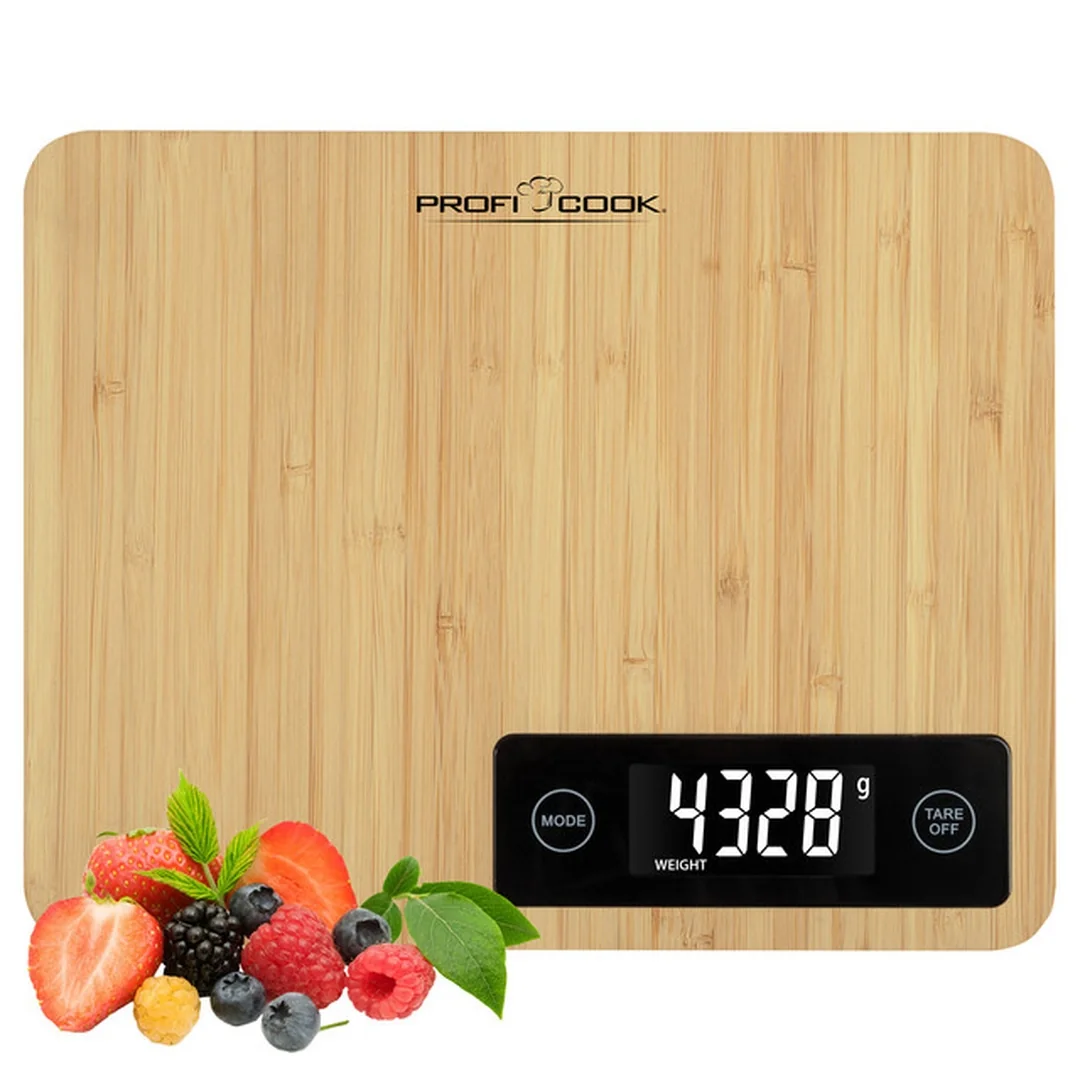 ProfiCook KW 1271 kuchyňská bambusová váha 