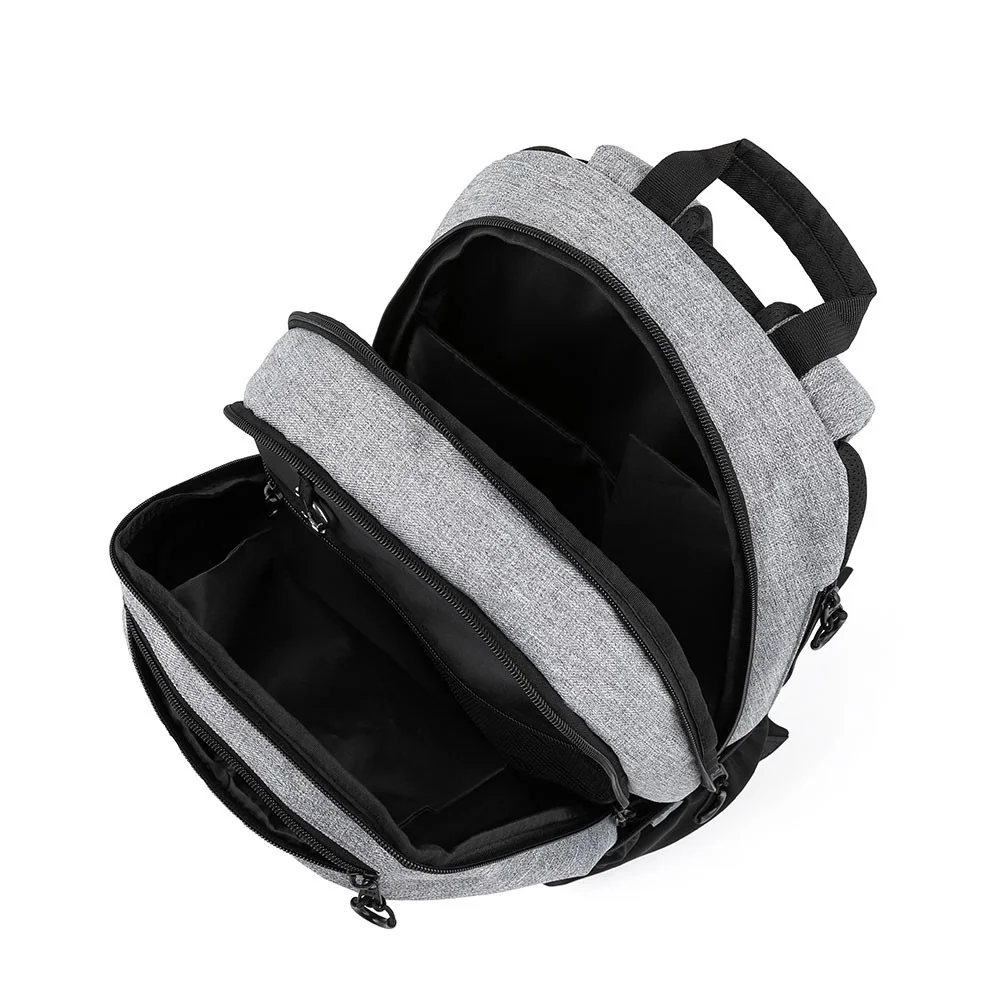 Oxybag Studentský batoh + etue - OXY Sport Grey Melange 