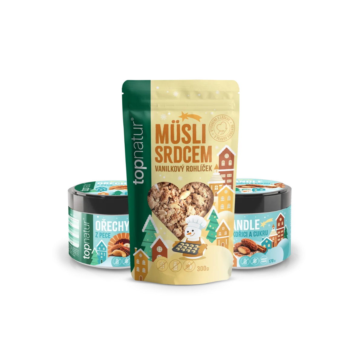 Topnatur Malá vánoční dárková sada 630 g