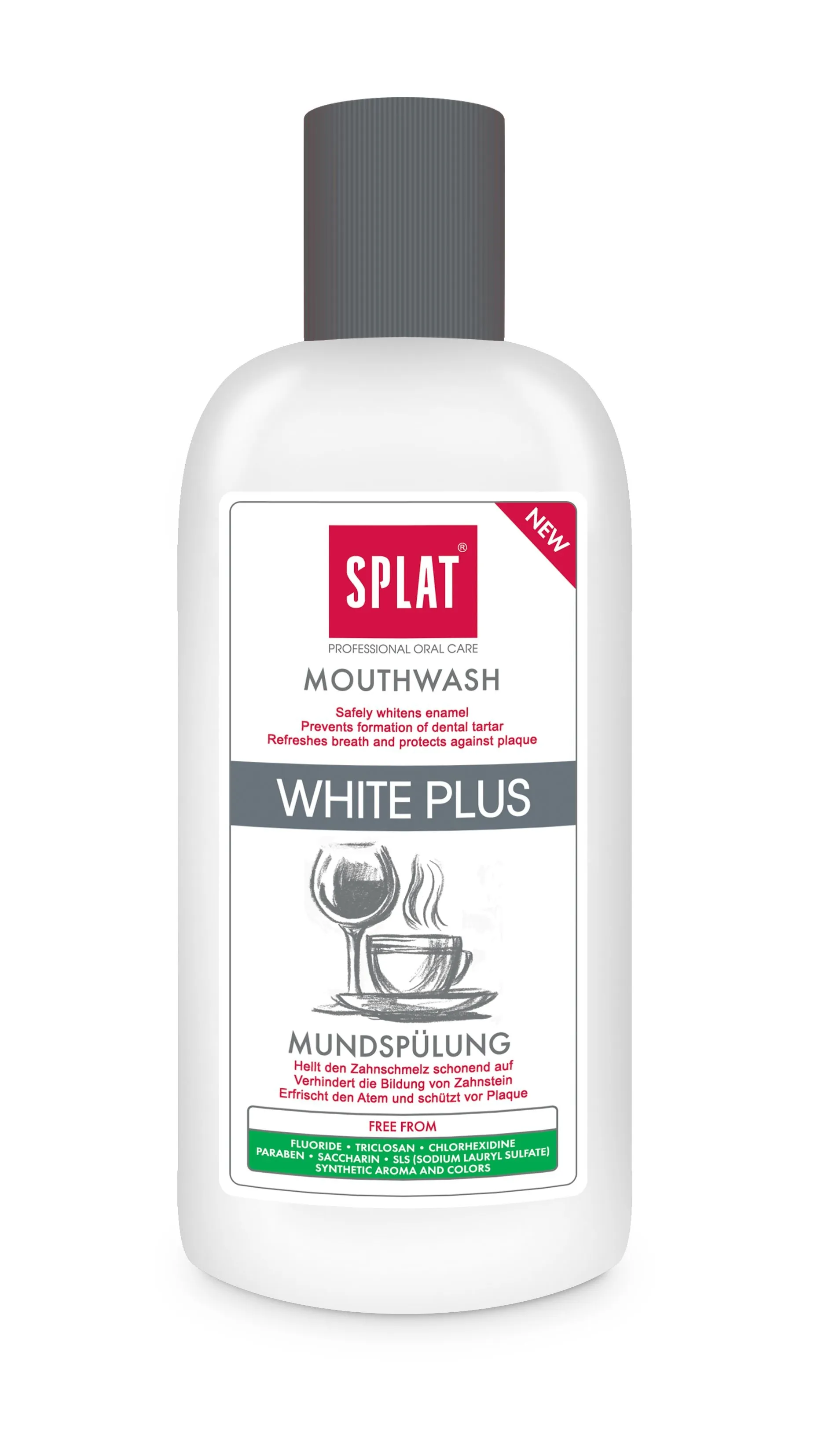 SPLAT Professional WHITE PLUS ústní voda 275 ml