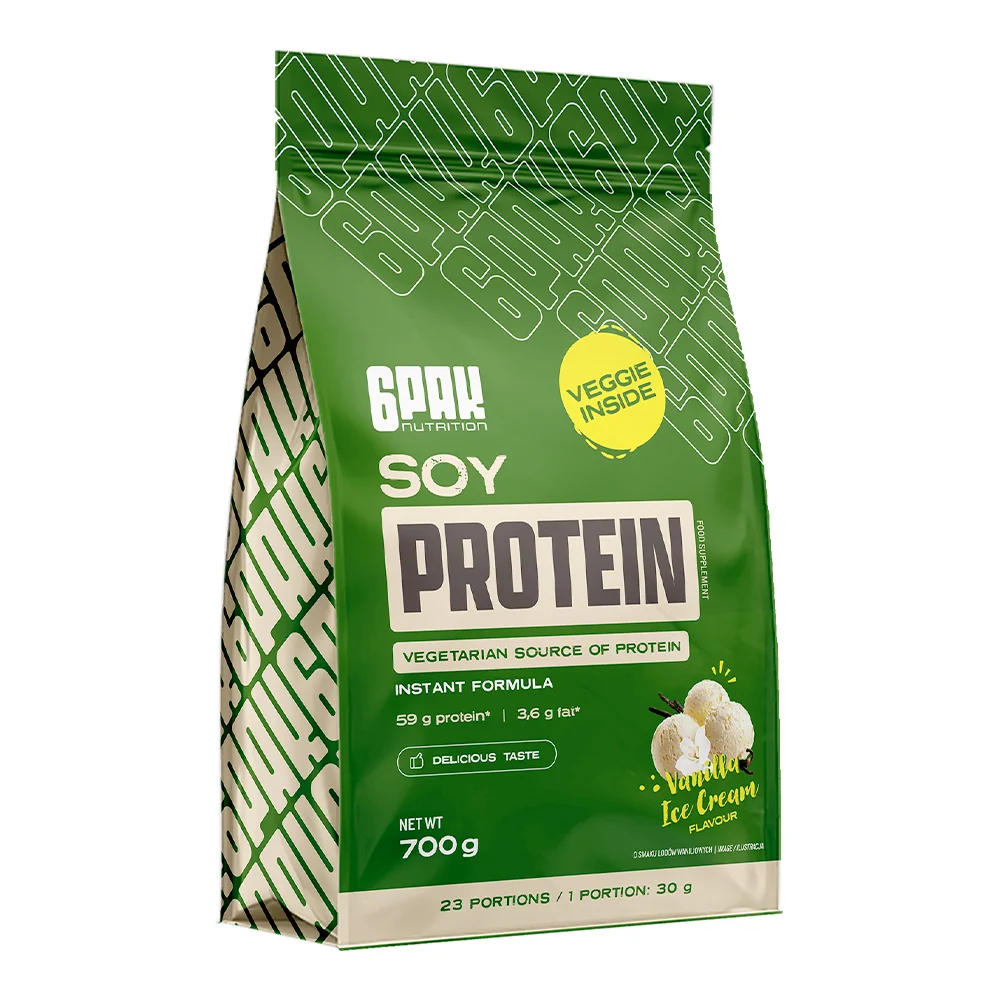 6Pak Nutrition Sojový Protein 700 g vanilková zmrzlina