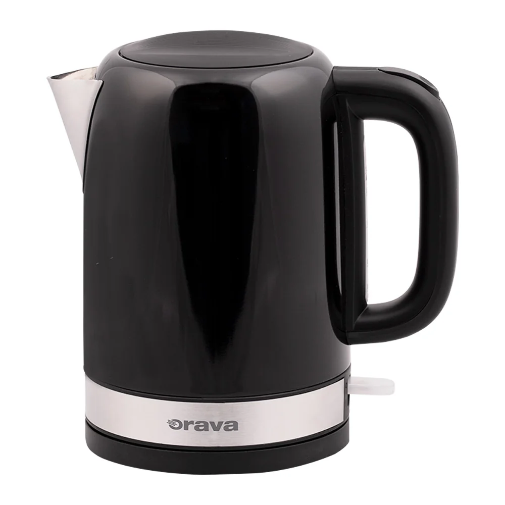 Orava Nerezová varná konvice 1,7 l, černá
