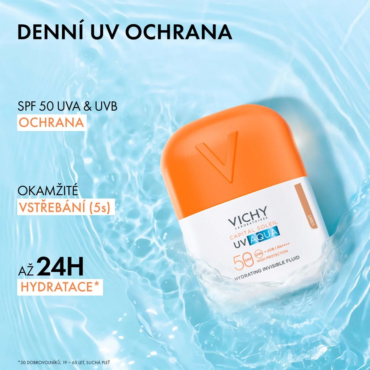 Vichy Capital Soleil UV-Aqua Tónovaný fluid SPF50 Light 50 ml