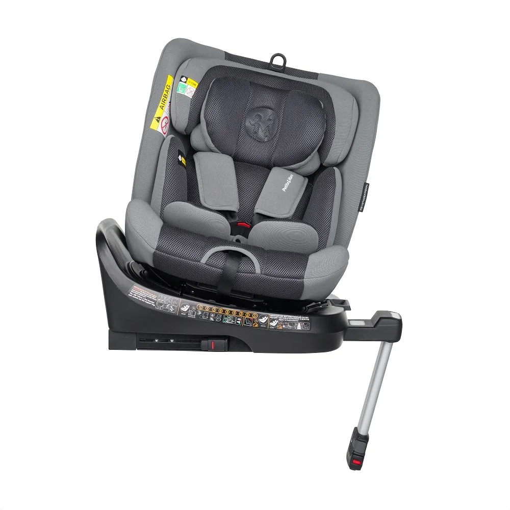 Petite&Mars Autosedačka Twistguard Pro i-Size Grey Air 40-150 cm(0-36 kg)