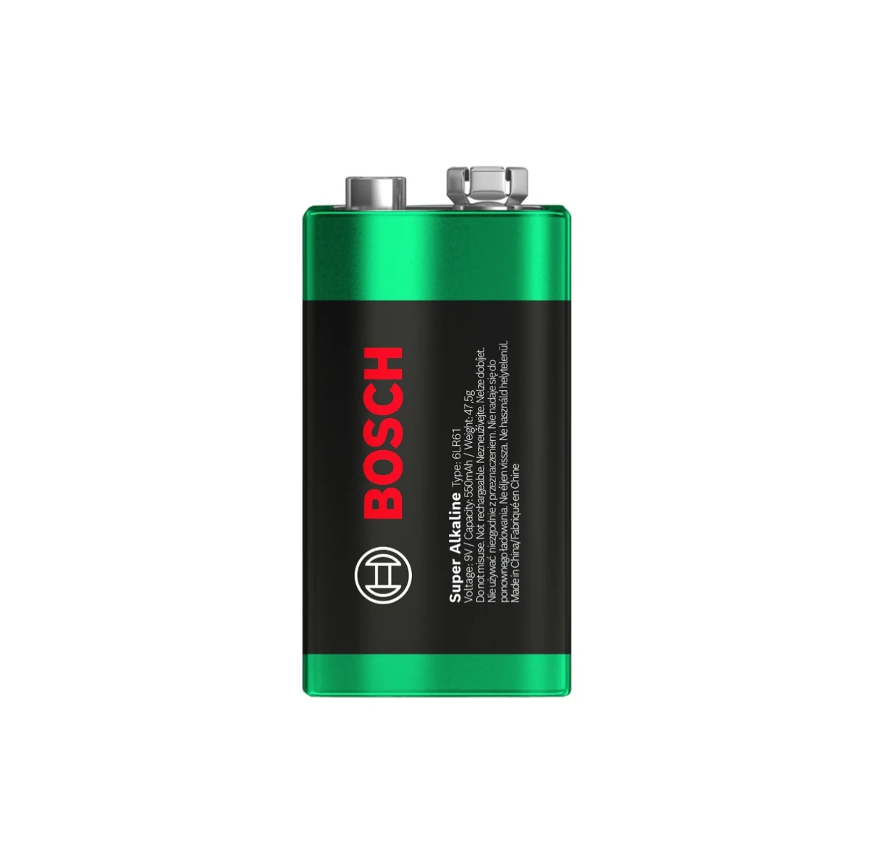 Bosch Super Alkaline 9V 6LR61 baterie 1 ks