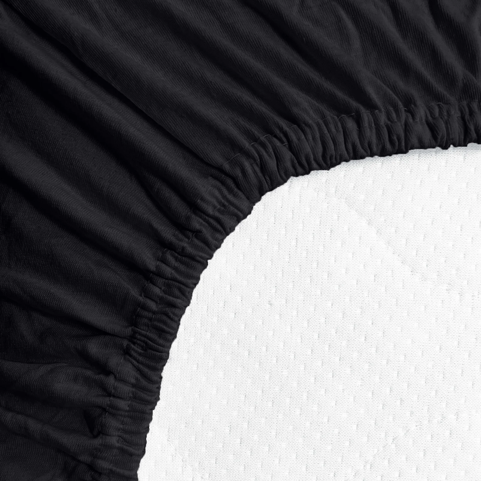 Povlečeme vše Prostěradlo Jersey Lux 90x200 cm černá
