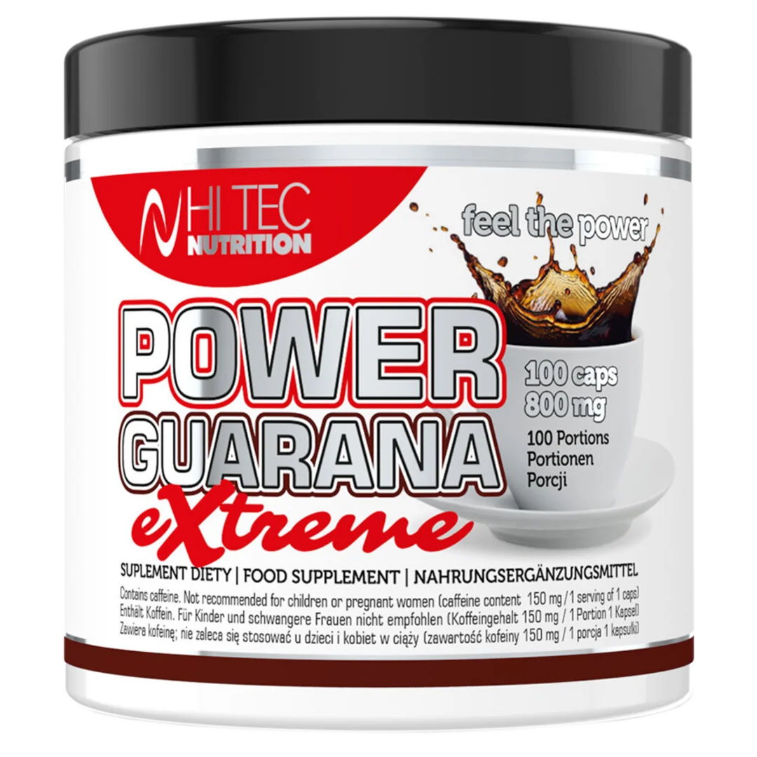 HiTec Nutrition Power Guarana - 100 kapslí
