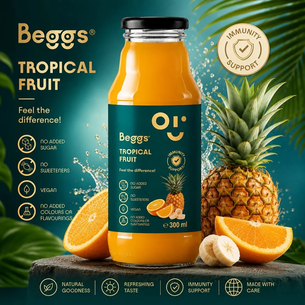 Beggs Tropické ovoce nápoj 300 ml