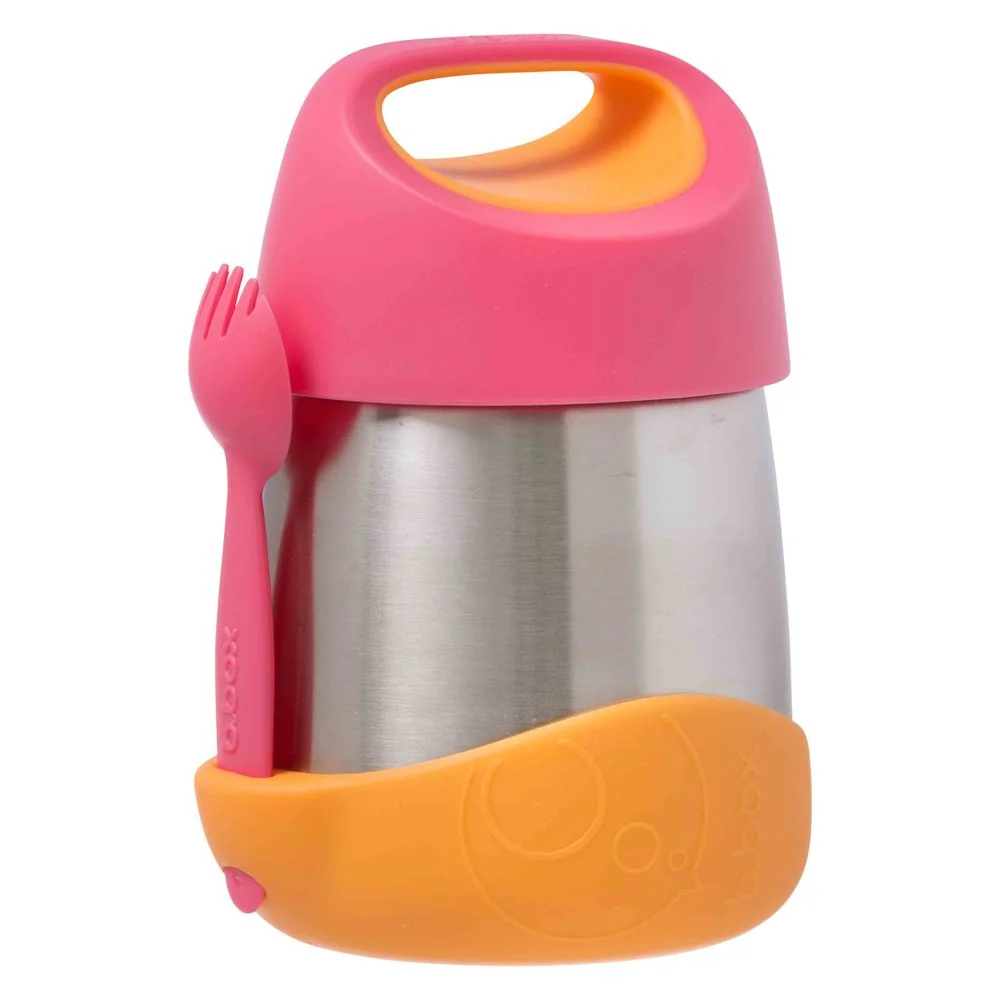 B.BOX Termoska na jídlo - růžová/oranžová 335 ml