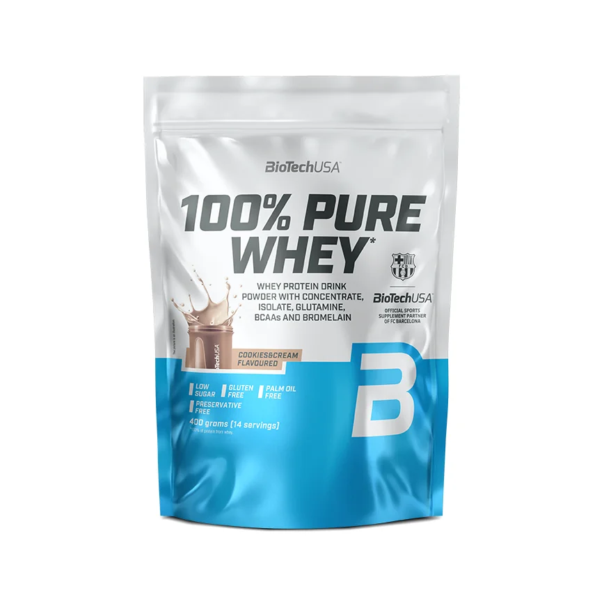 BioTech USA 100% Pure Whey 400 g cookies & cream