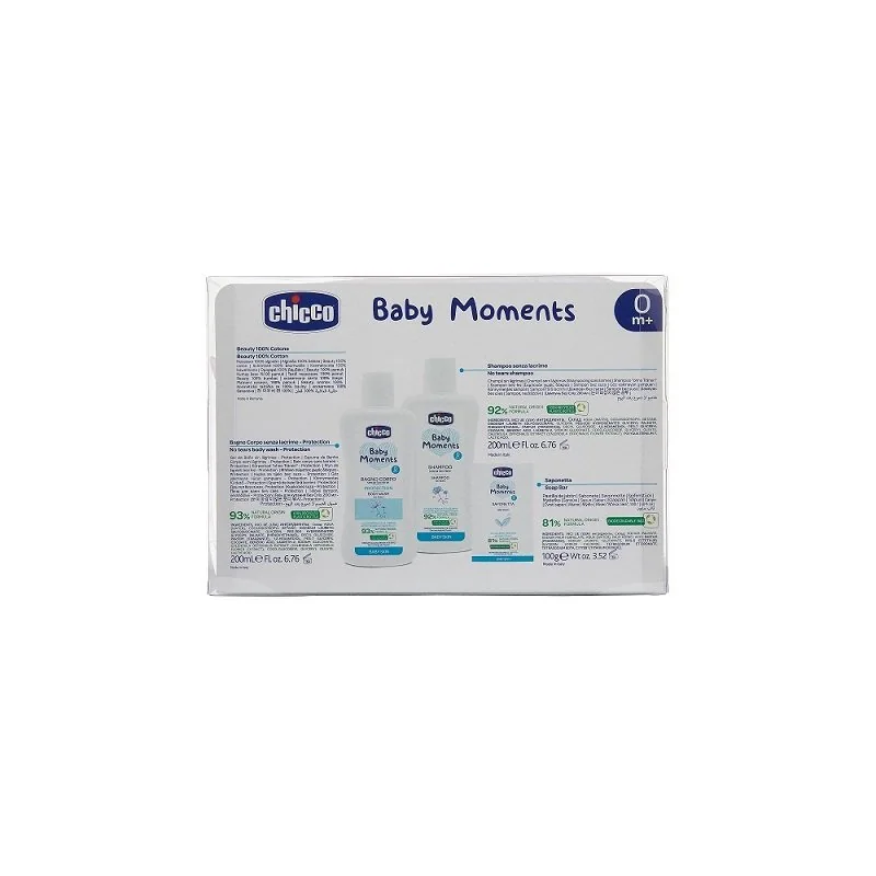 Chicco Taštička kosmetická na zip - Set Baby Moments růžová