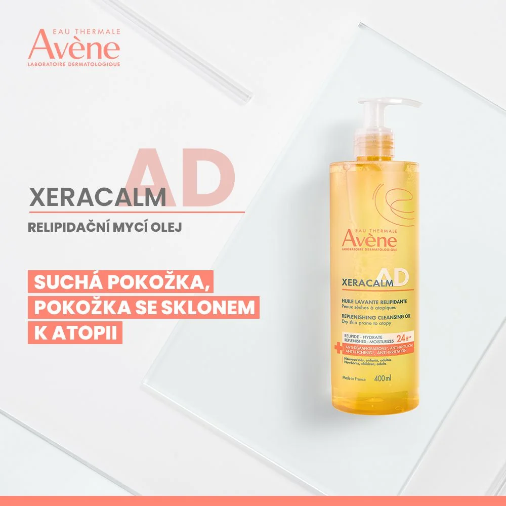 Avène Xeracalm AD relipidační mycí olej 400 ml