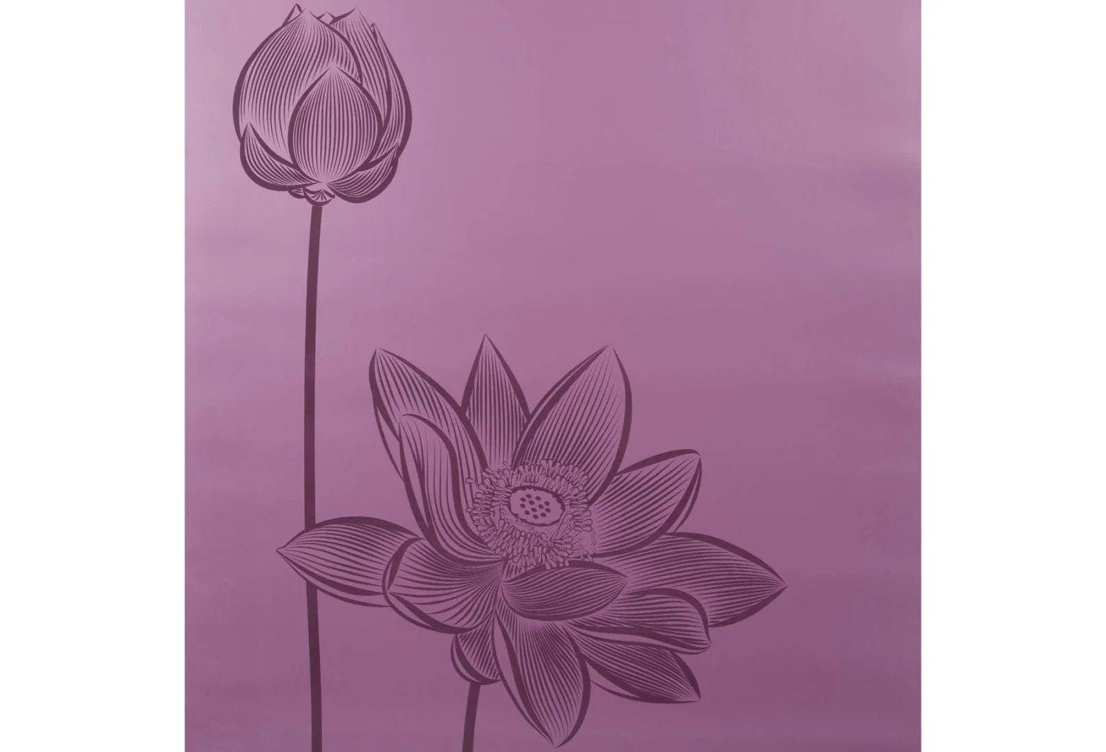 SharpShape Podložka na jógu PU FLOWER fialová