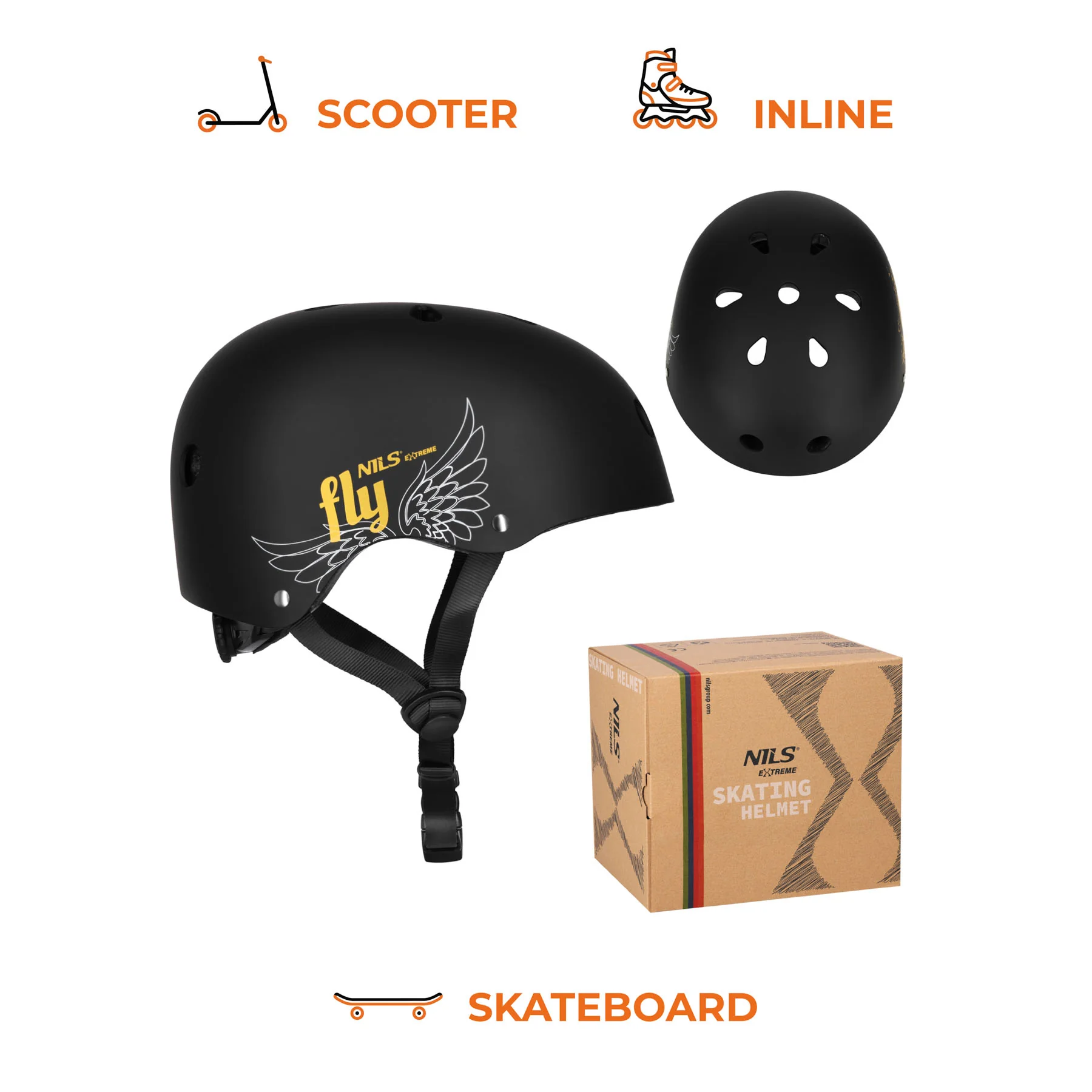 NILS EXTREME Helma MTW001 FLY zlatá Velikost: S(52-56cm)