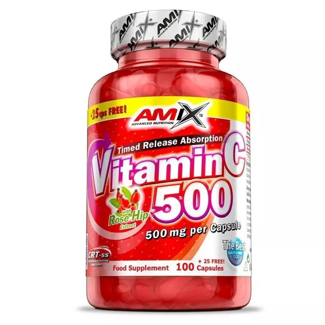 Amix Nutrition Vitamin C500 - 125 kapslí