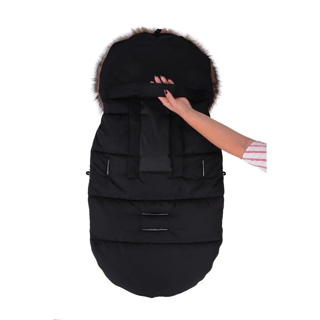 COTTONMOOSE Fusak do kočárku Moose Yukon Graphite