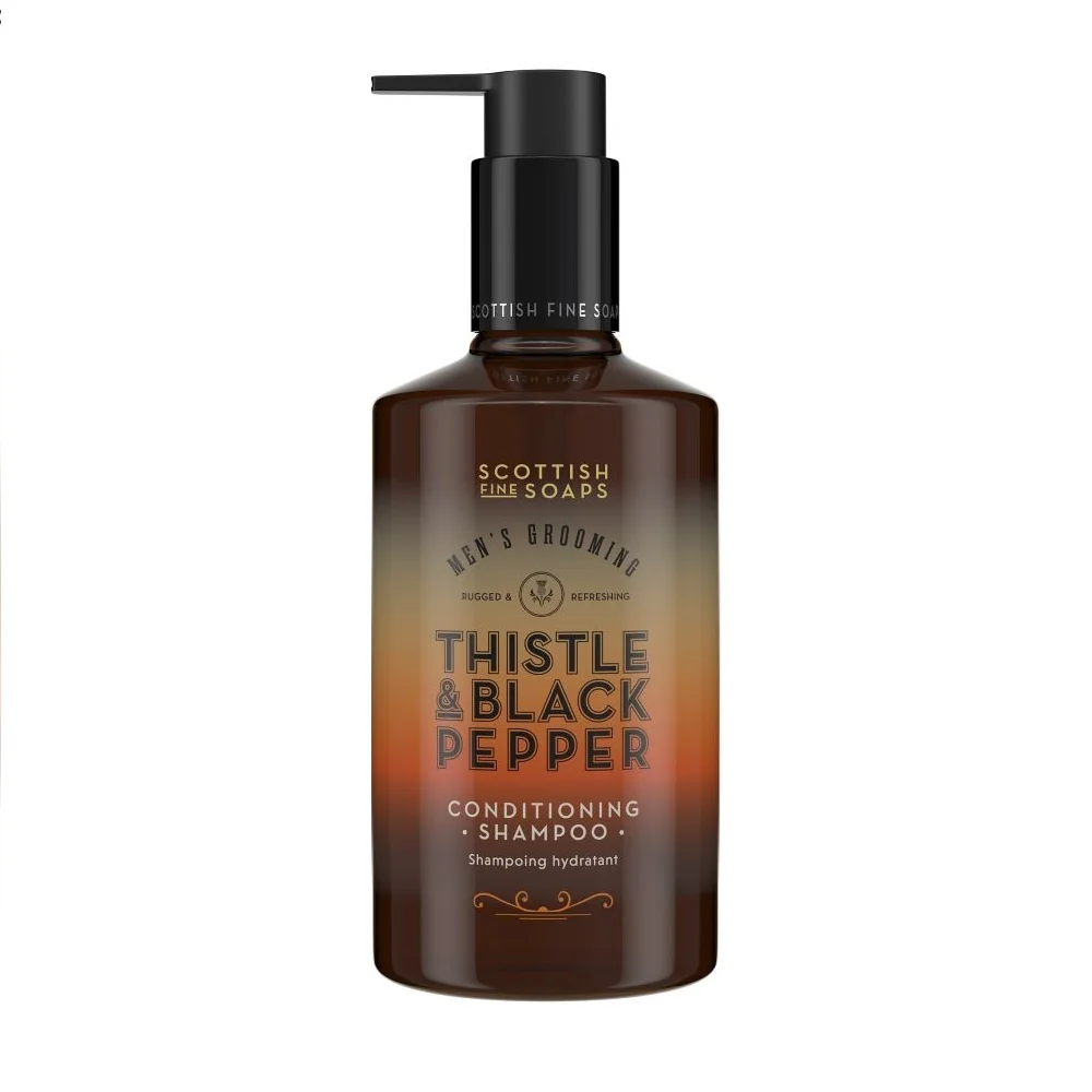 Scottish Fine Soaps Thistle & Black Pepper Šampon na vlasy 300 ml