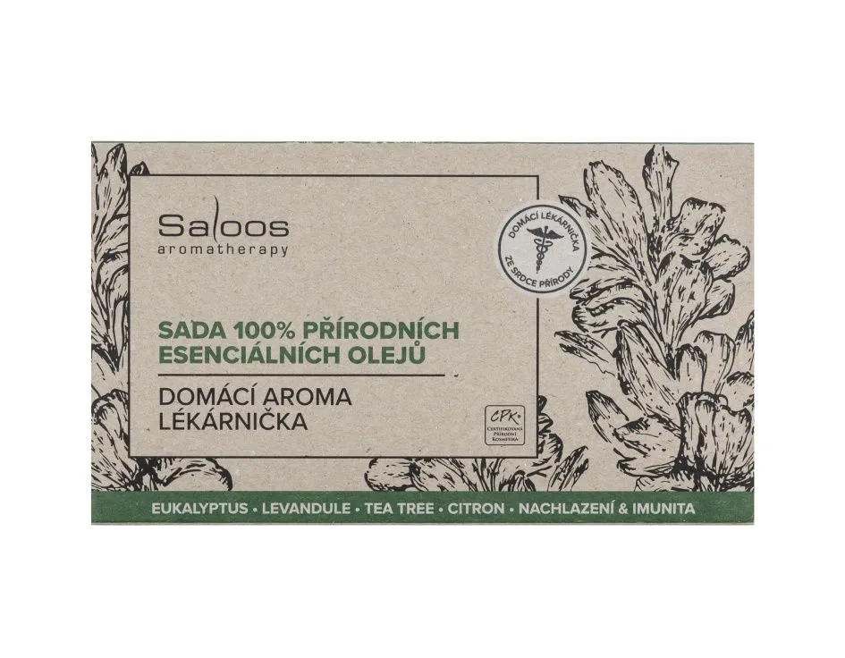 Saloos Domácí aroma lékárnička esenciální oleje 5x10 ml
