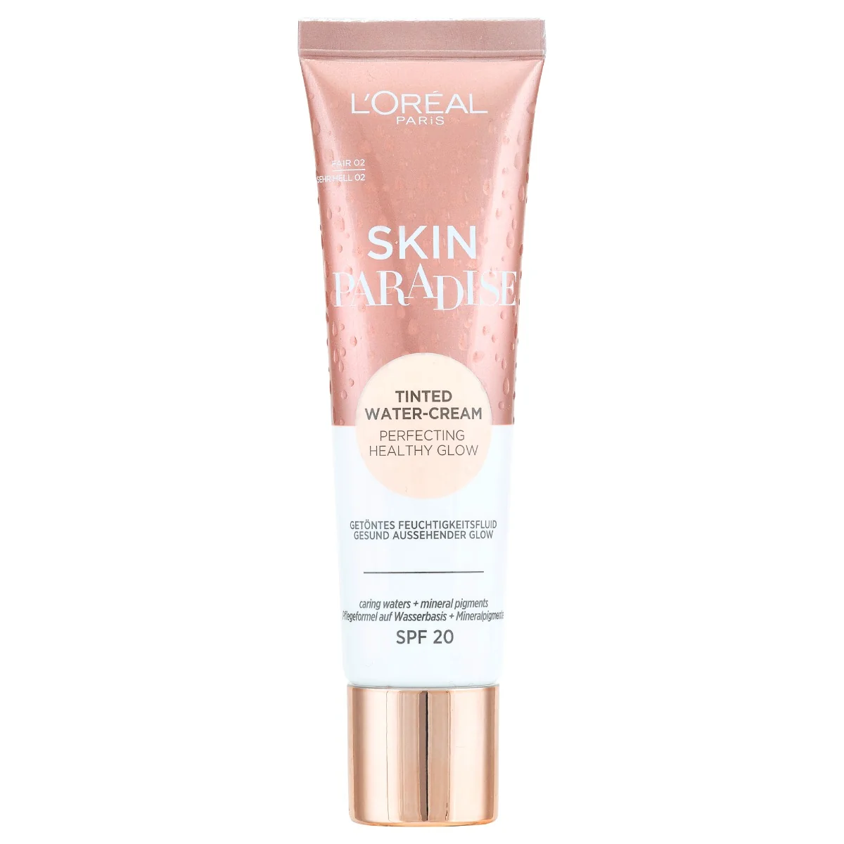 Loréal Paris Skin Paradise Tinted Water-Cream SPF20 Fair 02 make-up 30 ml