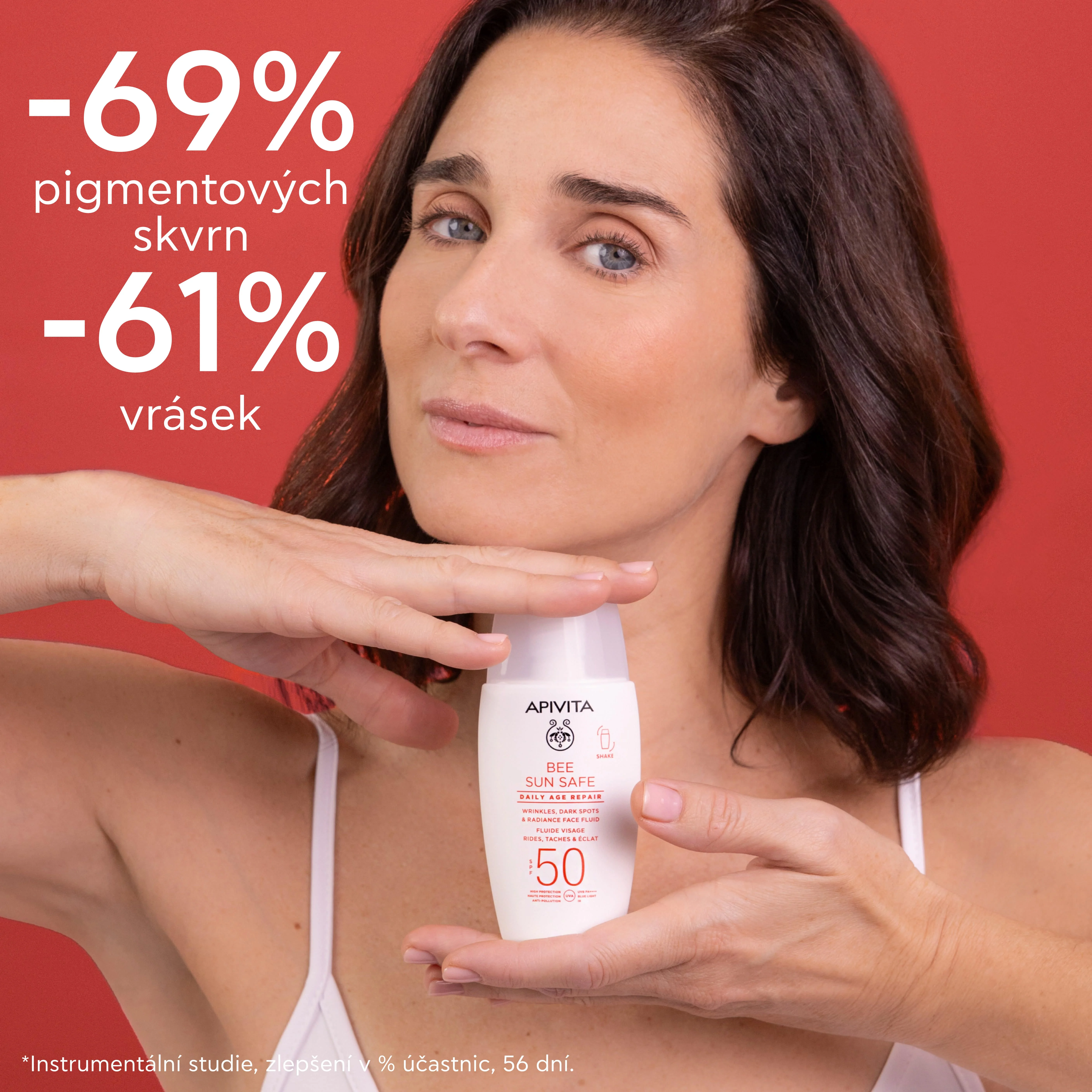 APIVITA Bee Sun Safe Daily Age Repair SPF50 pleťový fluid 50 ml