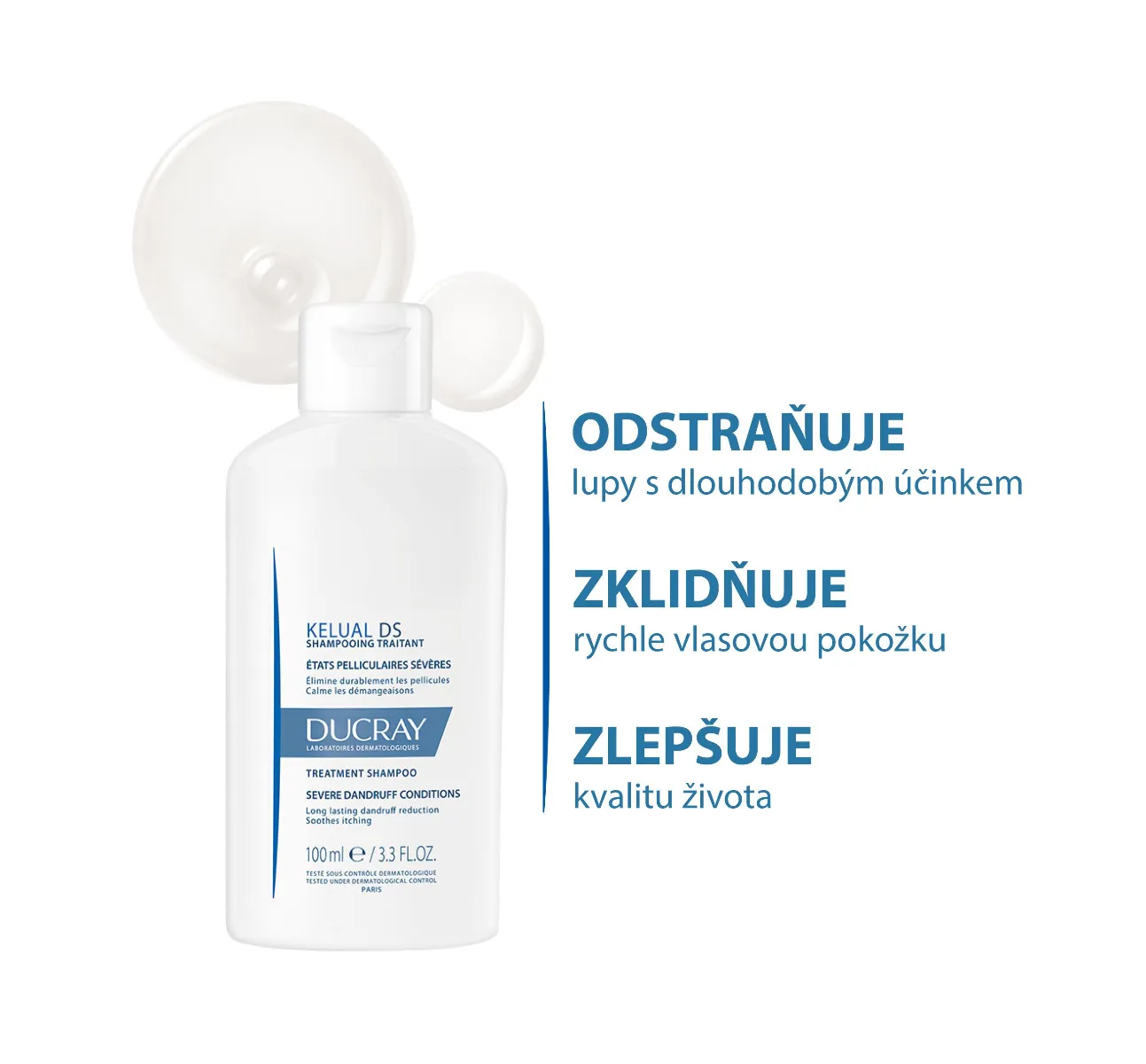 Ducray Kelual DS Šampon proti lupům 100 ml