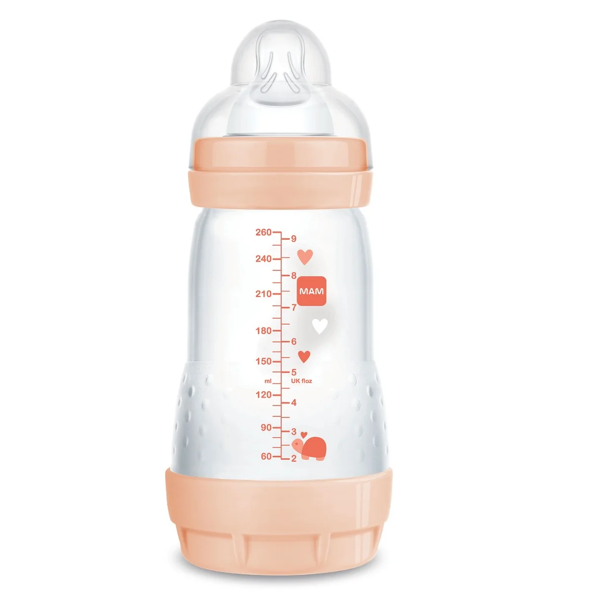 MAM Láhev Anti-Colic 2m+ 260 ml 1 ks oranžová