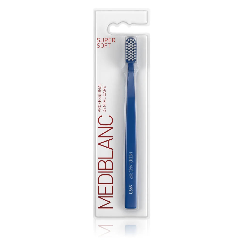 MEDIBLANC Zubní kartáček Super Soft 1 ks modrý