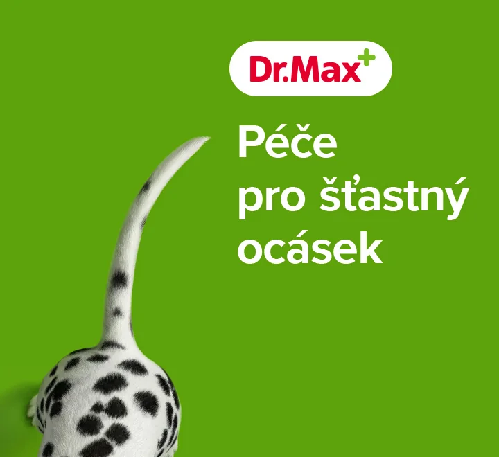Dr. Max pro mazlíčky. Péče pro šťastný ocásek. Dr. Max pro mazlíčky. Péče pro šťastný ocásek.