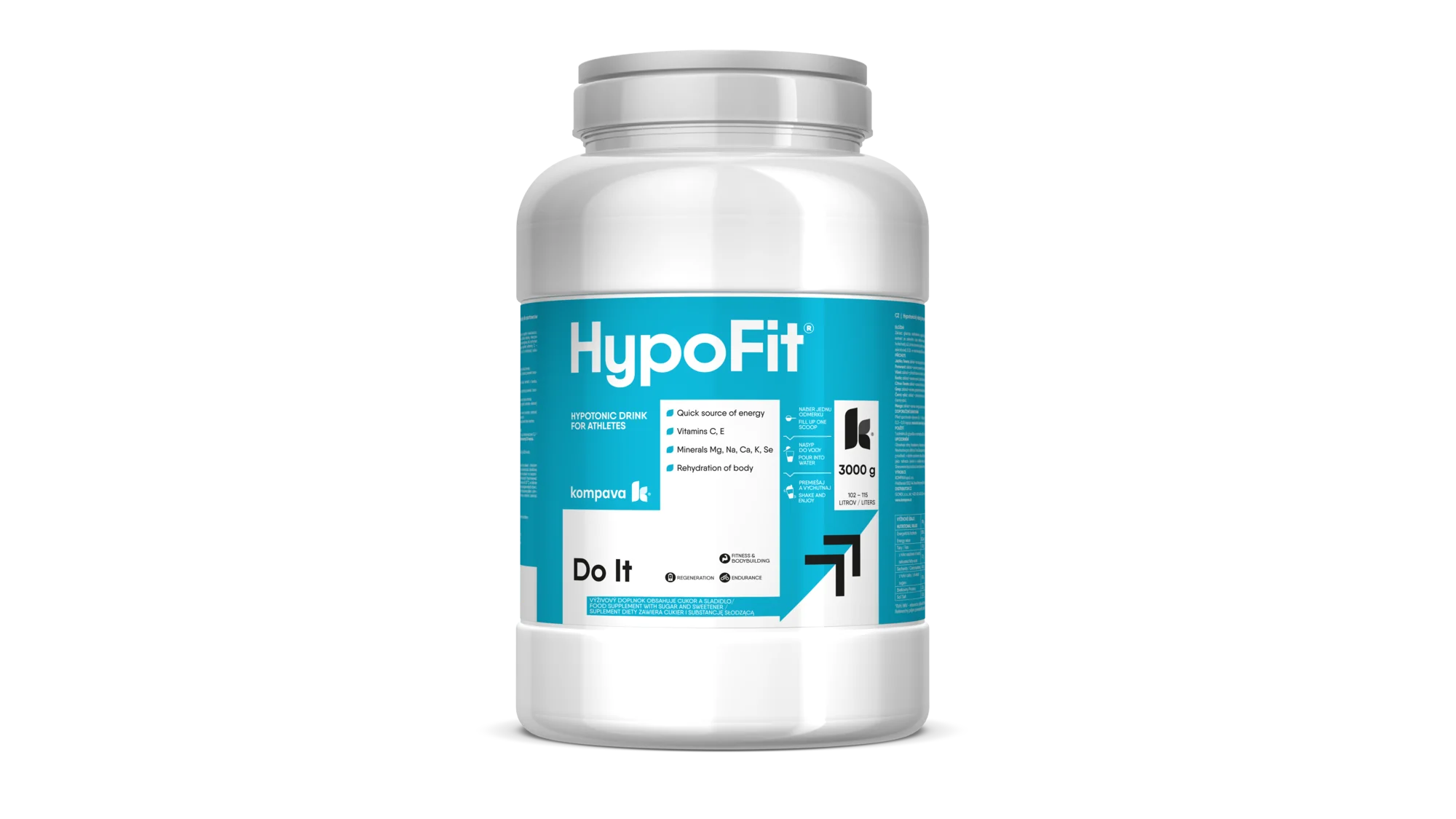 KOMPAVA HypoFit 3000 g/102 - 115 litrů, mango