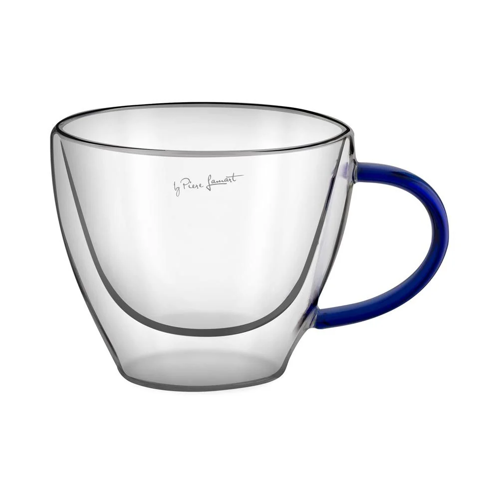 LAMART LT9116 Vaso sklenice cappuccino 190 2 ks modré
