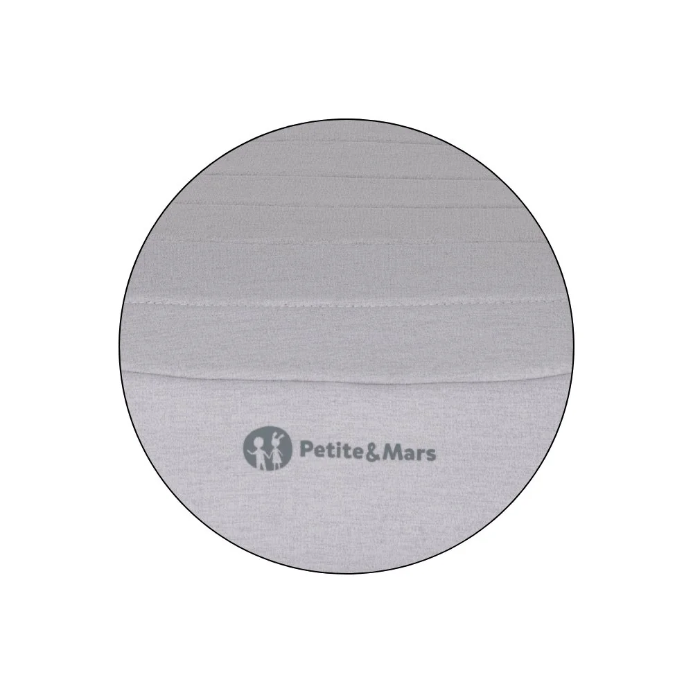 Petite&Mars Podsedák Zuno Gentle Grey 125 - 150 cm (22-36 kg)
