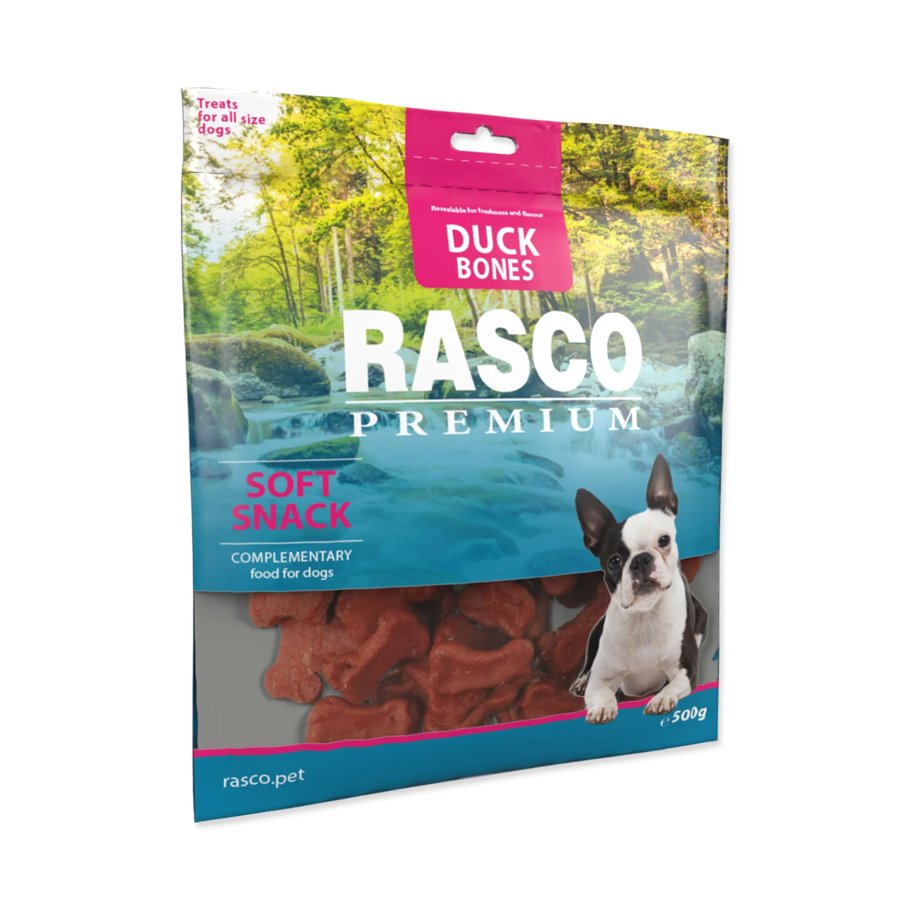 Rasco Premium Kachní kostičky 500 g