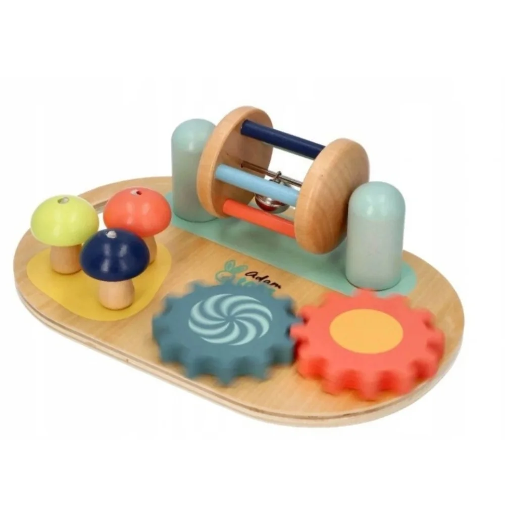 Adam Toys Montesori Edukační dřevěná tabulka Activity
