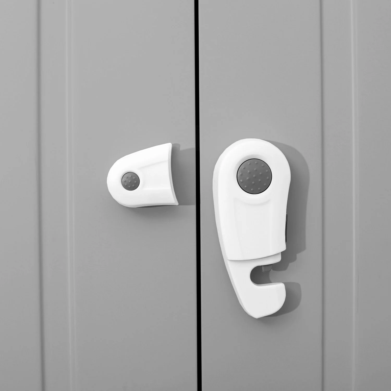 Zopa Zámek skříněk 2ks, white/grey