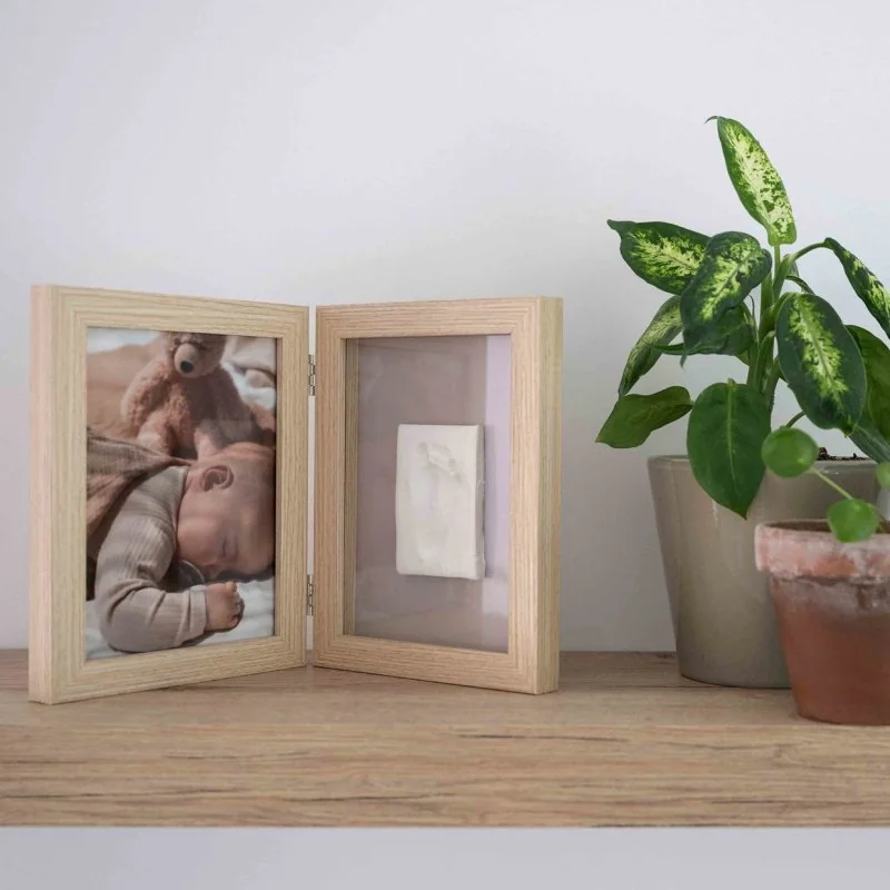 Happy Hands double frame Wood 