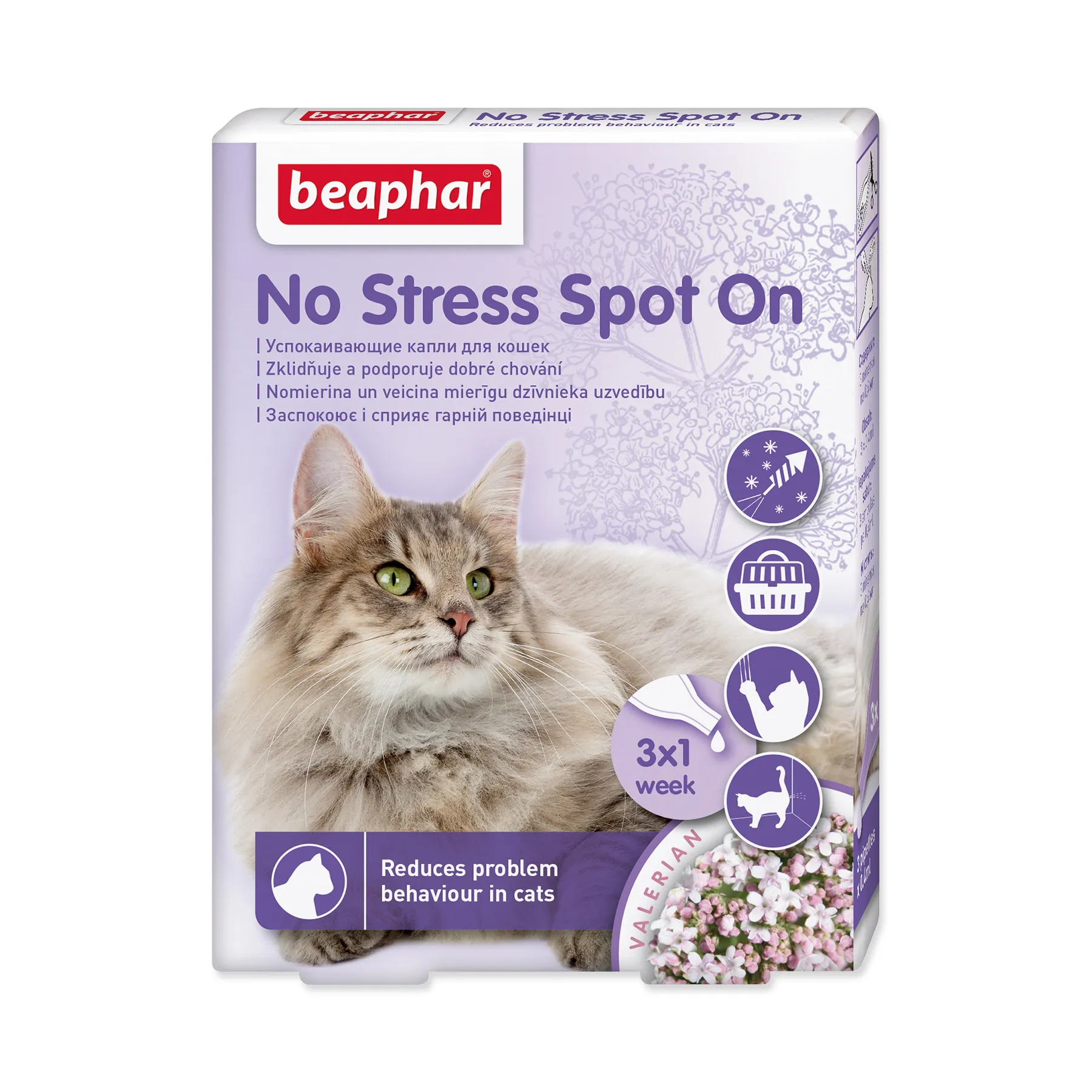 Beaphar No Stress Spot On Cat 3x0,4 ml
