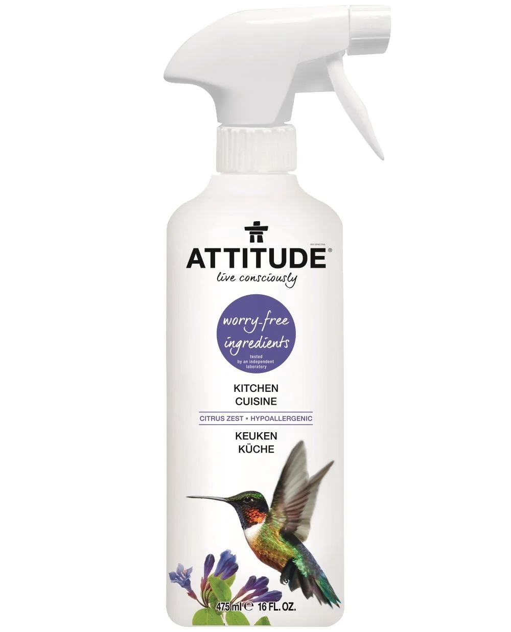 ATTITUDE Čistič na kuchyně rozprašovač 475 ml
